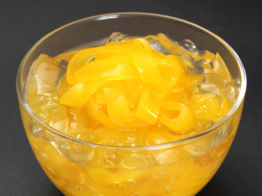 マンゴー葛きりゼリー
