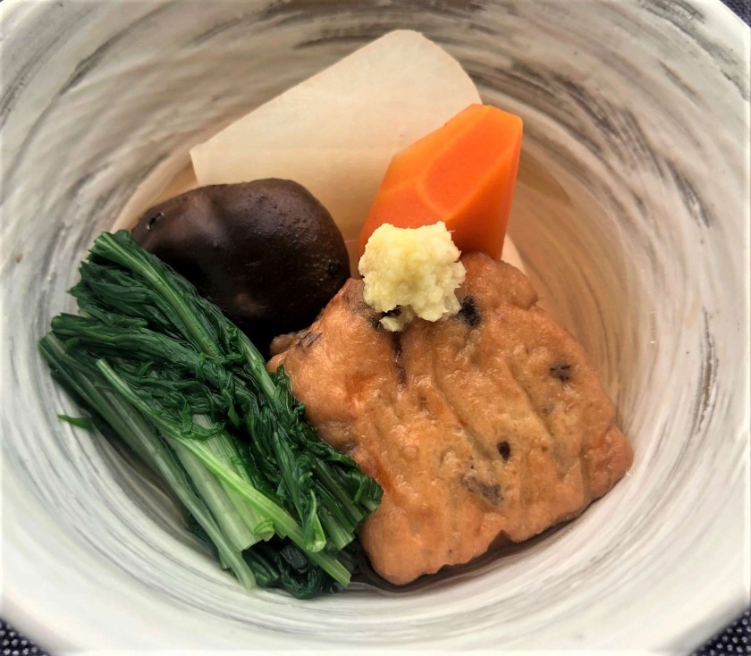 牛すじ肉豆腐揚げ